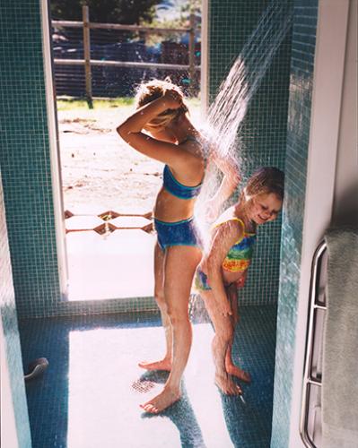 breeze house outdoor shower