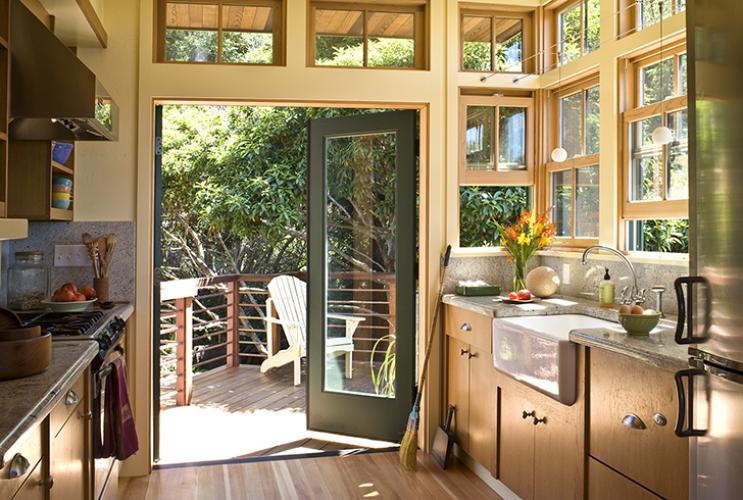 gualala residence kitchen